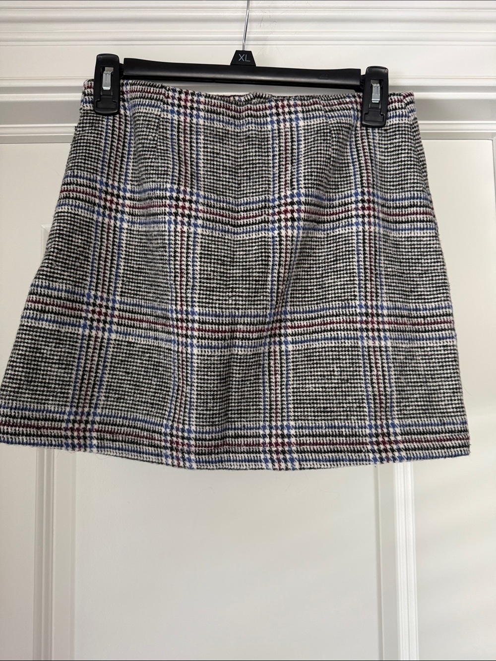 Ivy and Main Button-Front Plaid Mini Skirt - Picture 2 of 6